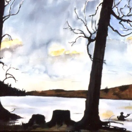 Trout Caster, Wallowa Lake, OR