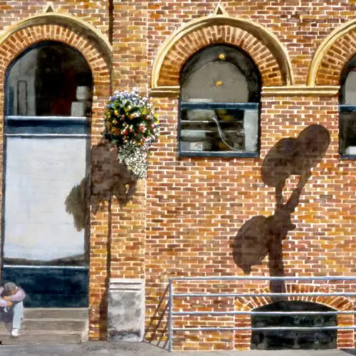 Bricks and Shadows In Pioneer Square